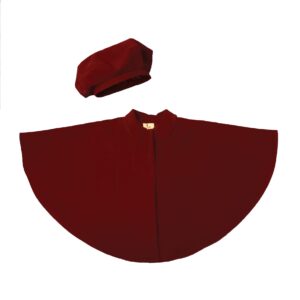 ست شنل و کلاه دخترانه شیدخت مدل 1413